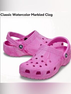 Crocs Watercolor Marbled Clog